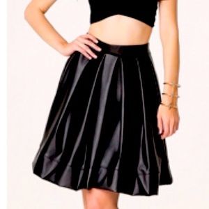 NWT BEBE leather skirt